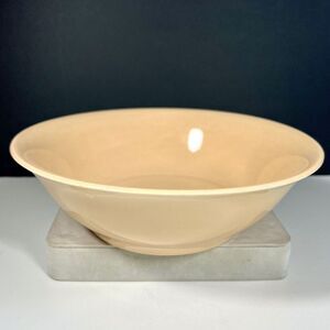 Vintage Universal Potteries Camwood Ivory Coral 8" Vegetable‎ Serving Bowl